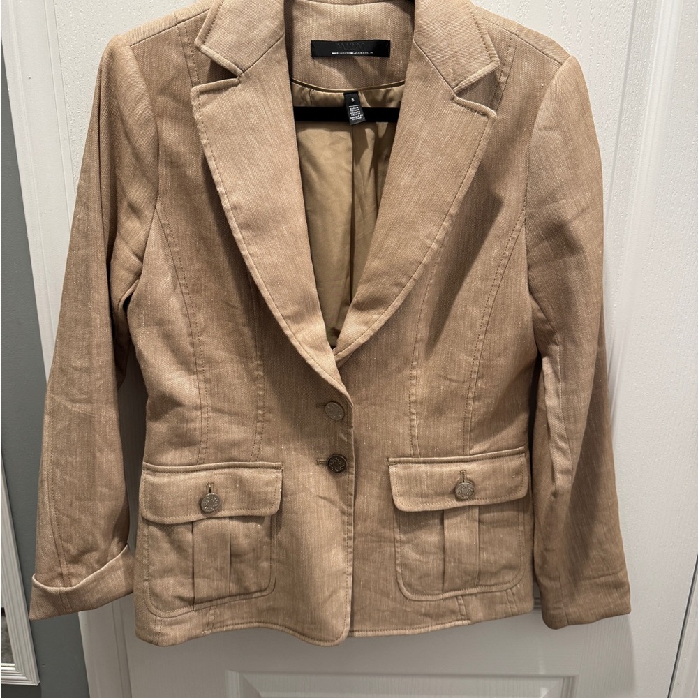 White House Black Market Beige Blazer